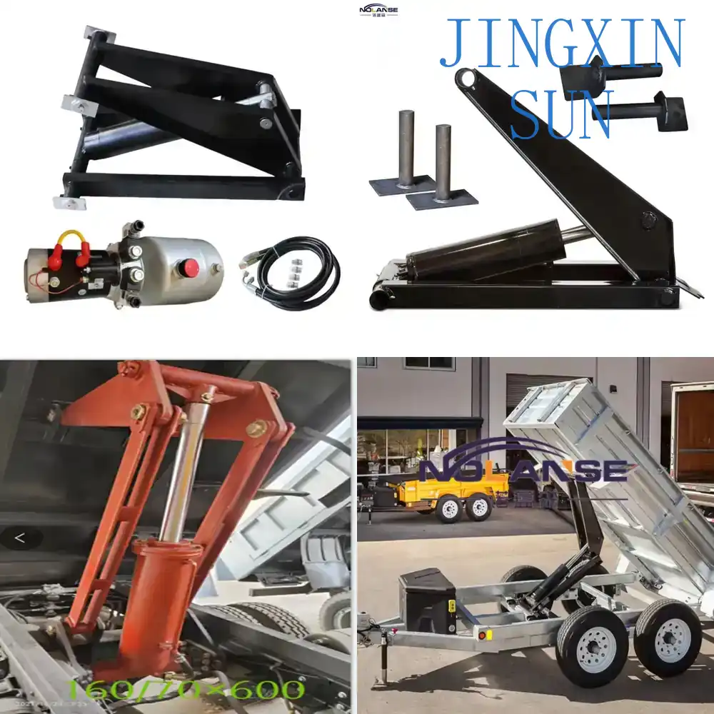 Heavy Equipment Mining - Hydrauliczny podnośnik do przyczep wywrotkowych o