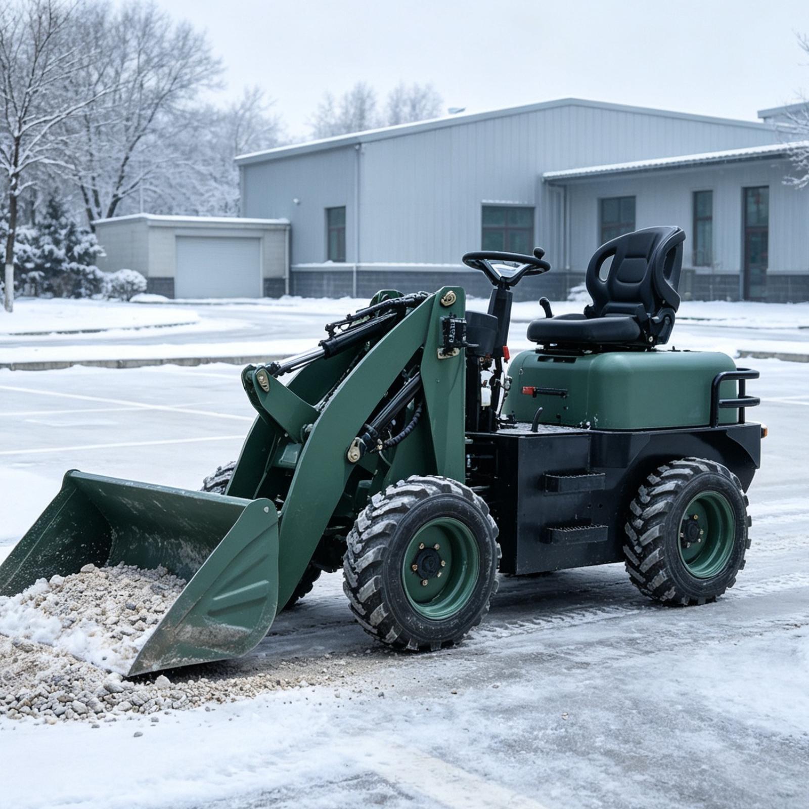 Ogrodowy ciągnik kołowy do pra – Mini Bulldozer Attachments recenzja i cena