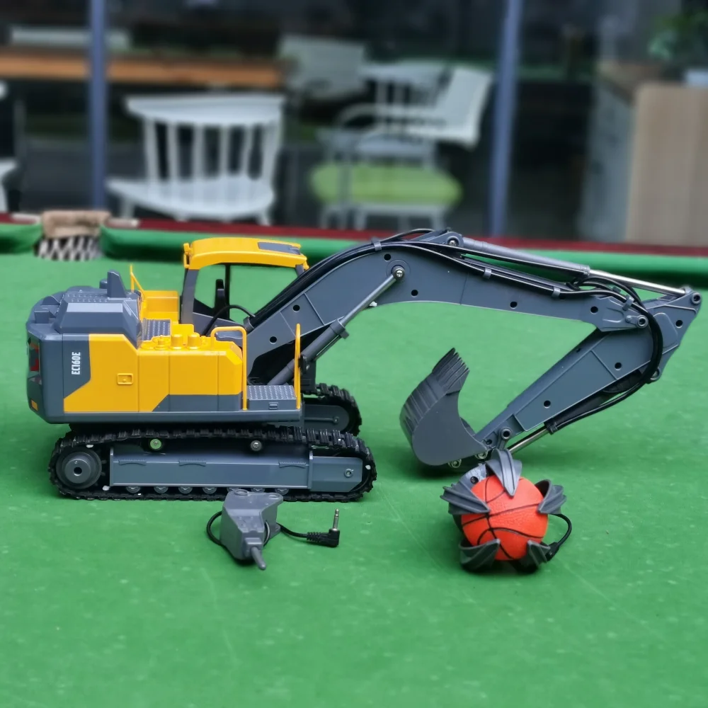 Podwójna koparka E598 RC Ciągn – Heavy Equipment Games recenzja i cena