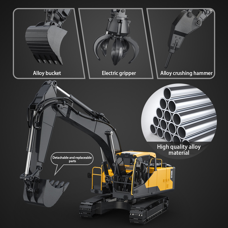 Double E E598 EC160E 1:16 E593 – Heavy Equipment Games recenzja i cena