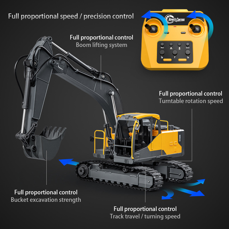 Double E E598 EC160E 1:16 E593 – Heavy Equipment Games recenzja i cena